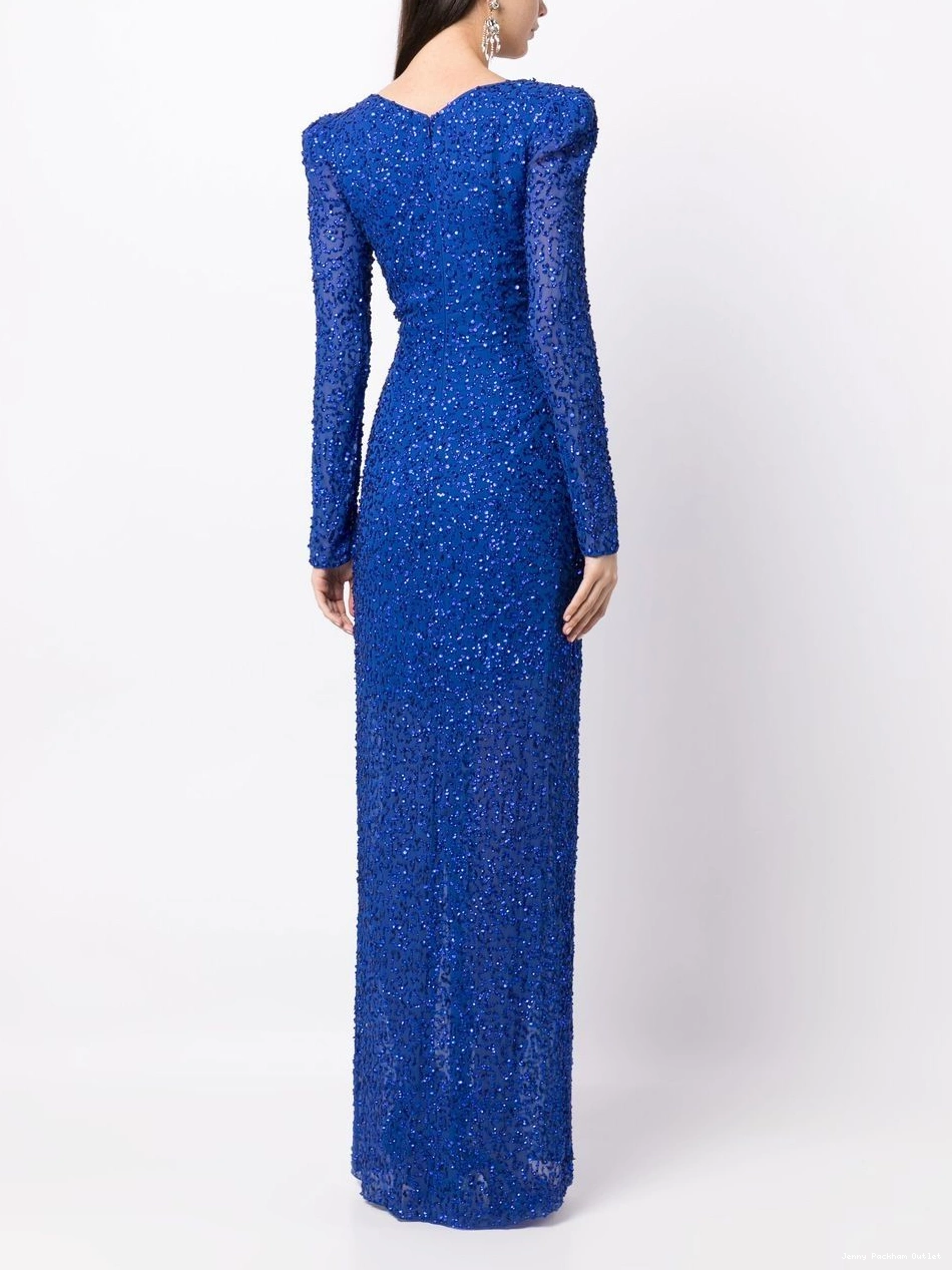 Affordable Packham gown Women sequin gathered Bobbie Jenny 0408